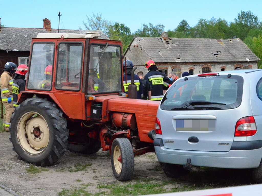 Tragiczny wypadek w Polesiu, nie żyje 67-letni mężczyzna