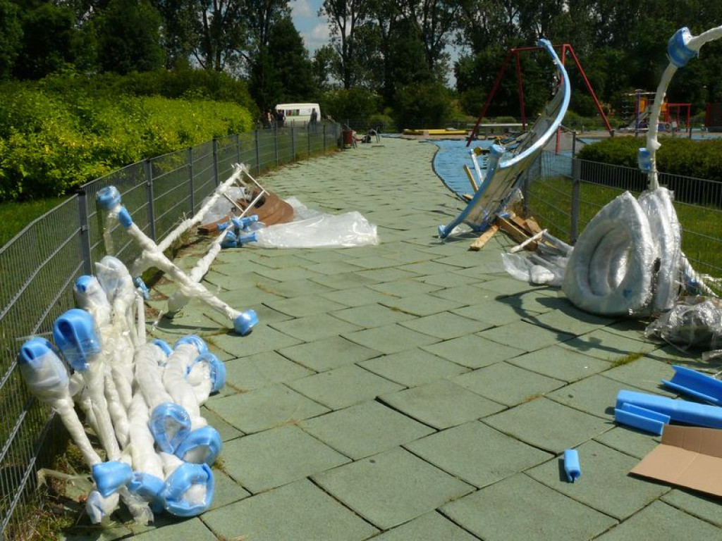 Zamknięto plac zabaw dla starszych dzieci na Błoniach