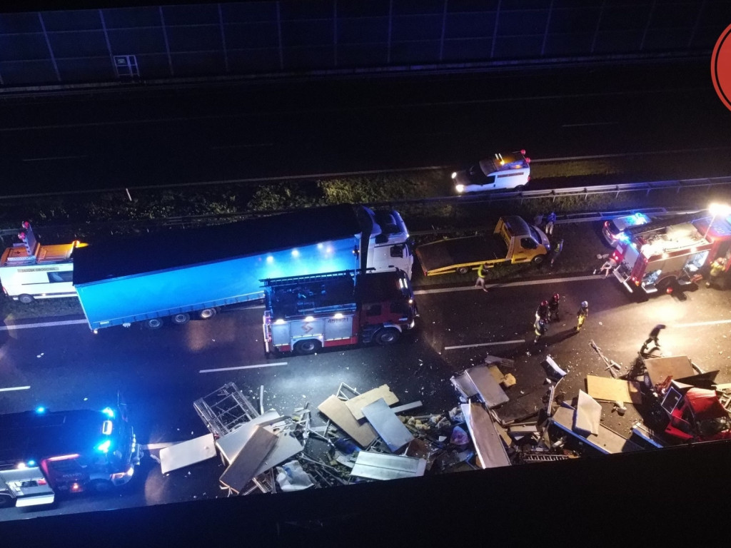 Tragiczny wypadek na autostradzie A2. Nie żyje mężczyzna
