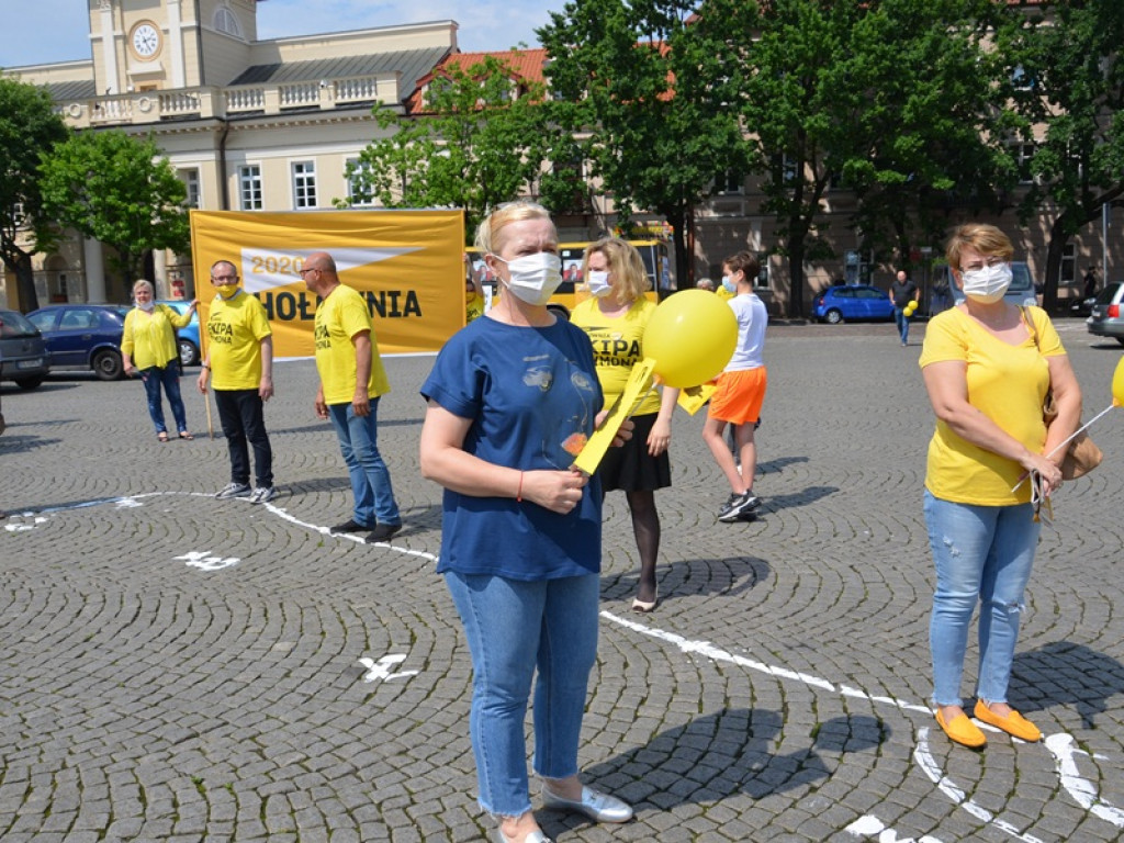 Flash mob ekipy Szymona na Starym Rynku
