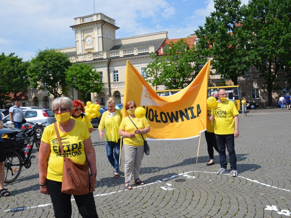 Flash mob ekipy Szymona na Starym Rynku