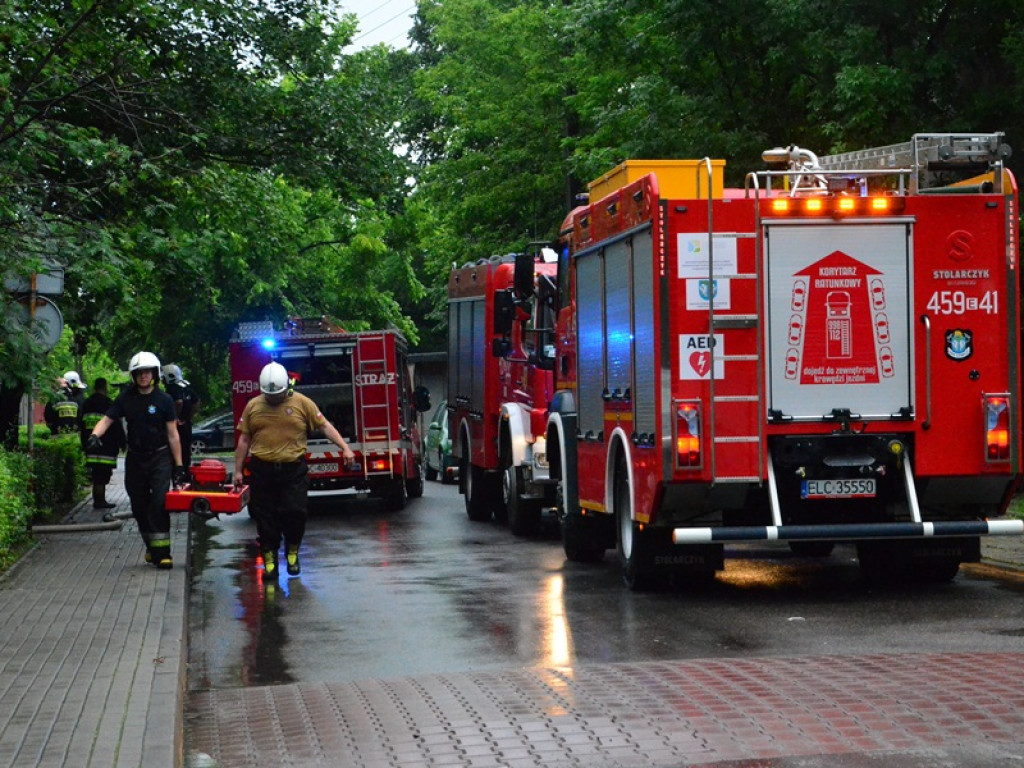 Strażacy ponownie walczą z wodą