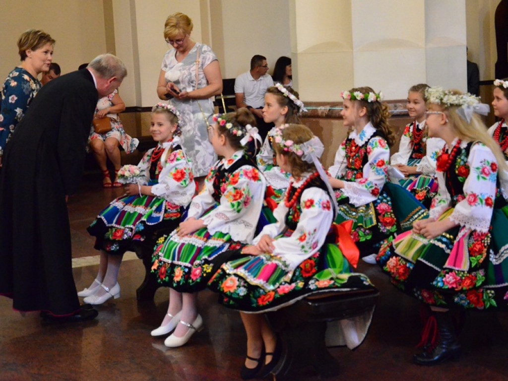 Łowickie pasiaki królowały w Domaniewicach