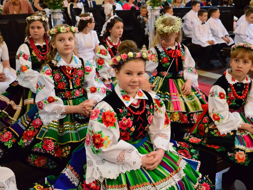 Łowickie pasiaki królowały w Domaniewicach