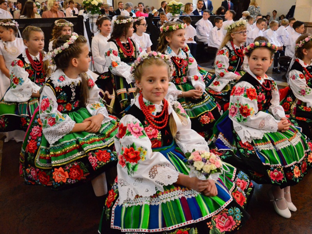 Łowickie pasiaki królowały w Domaniewicach