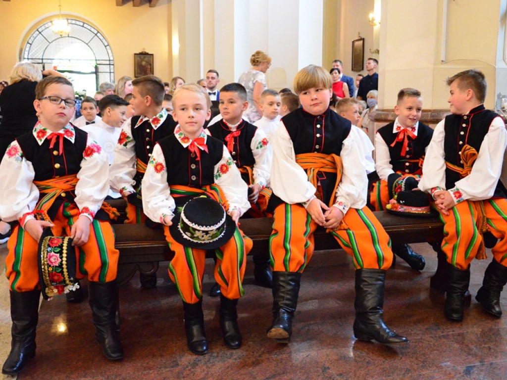 Łowickie pasiaki królowały w Domaniewicach