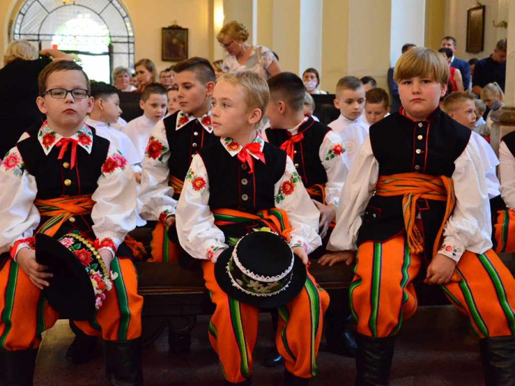 Łowickie pasiaki królowały w Domaniewicach