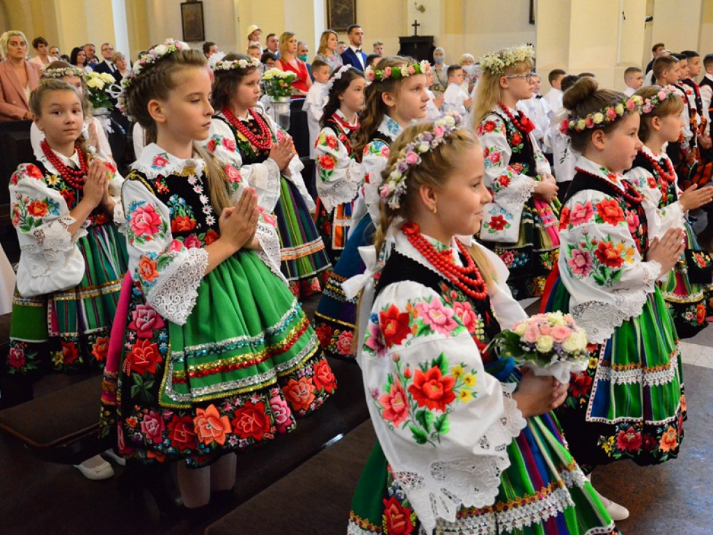 Łowickie pasiaki królowały w Domaniewicach