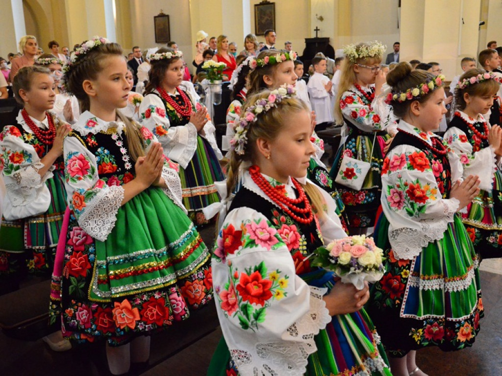 Łowickie pasiaki królowały w Domaniewicach