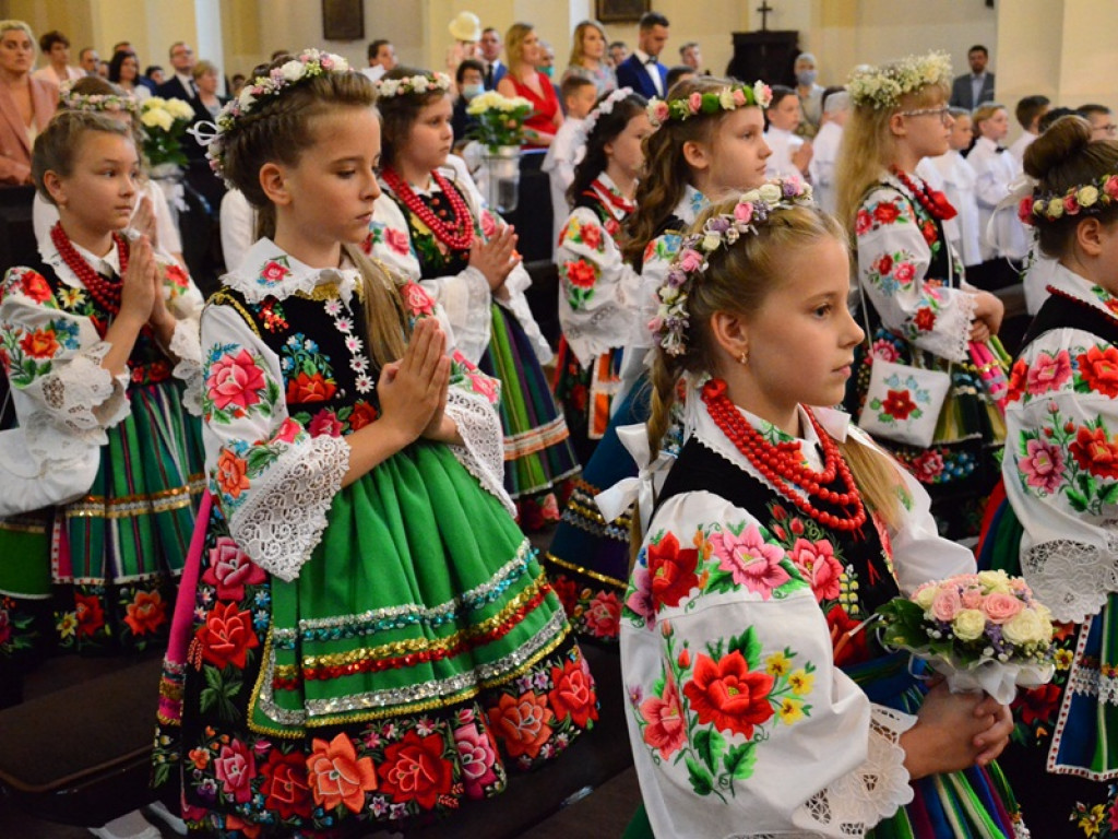 Łowickie pasiaki królowały w Domaniewicach