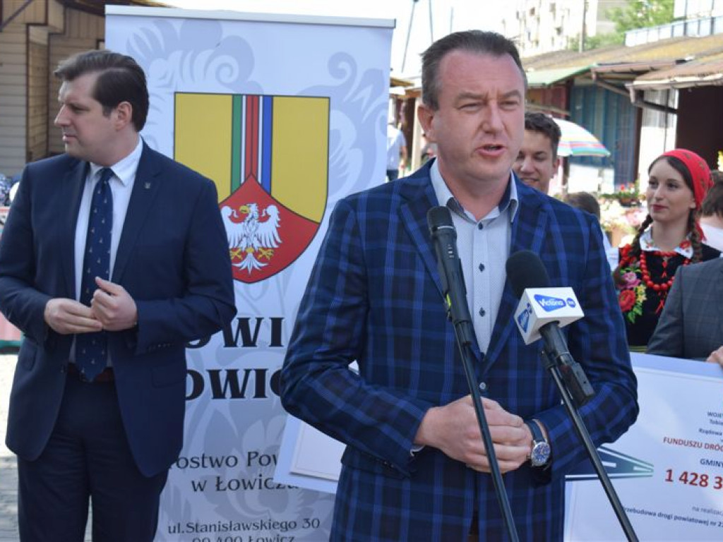 Wojewoda mówi o rekordowych pieniądzach dla powiatu łowickiego