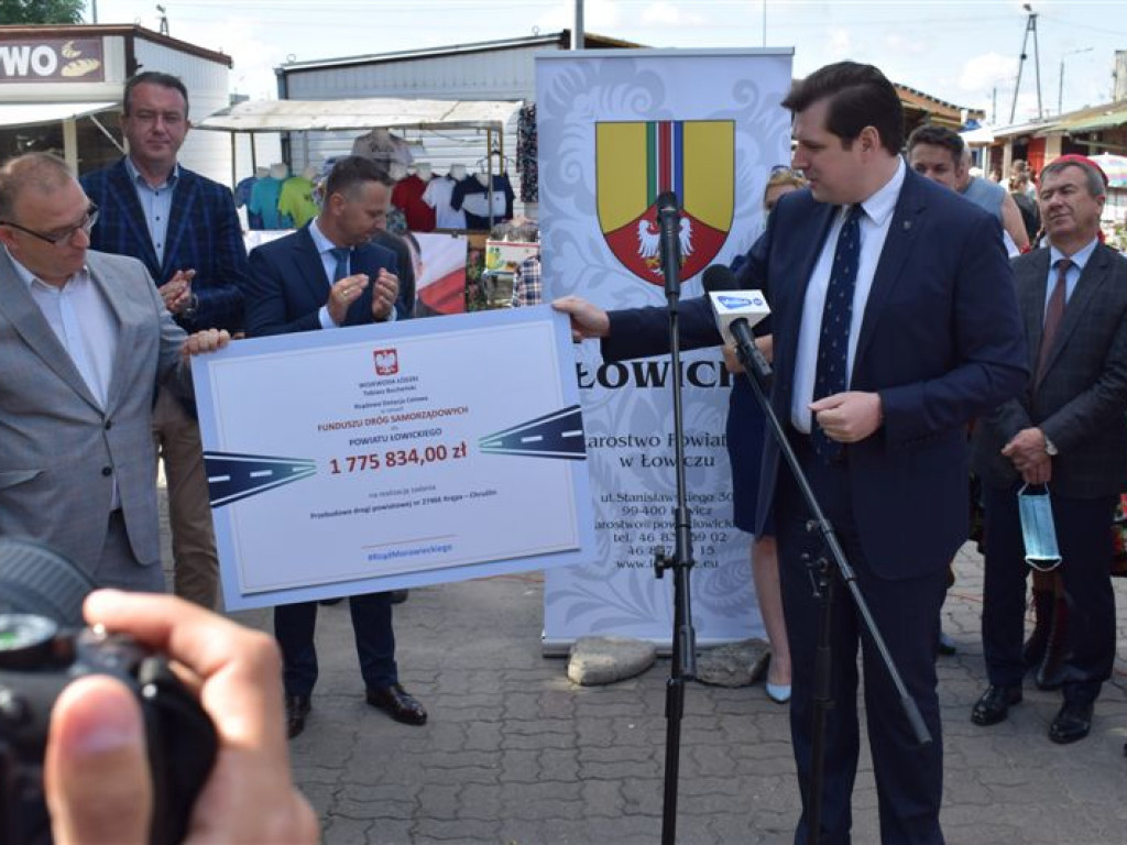 Wojewoda mówi o rekordowych pieniądzach dla powiatu łowickiego