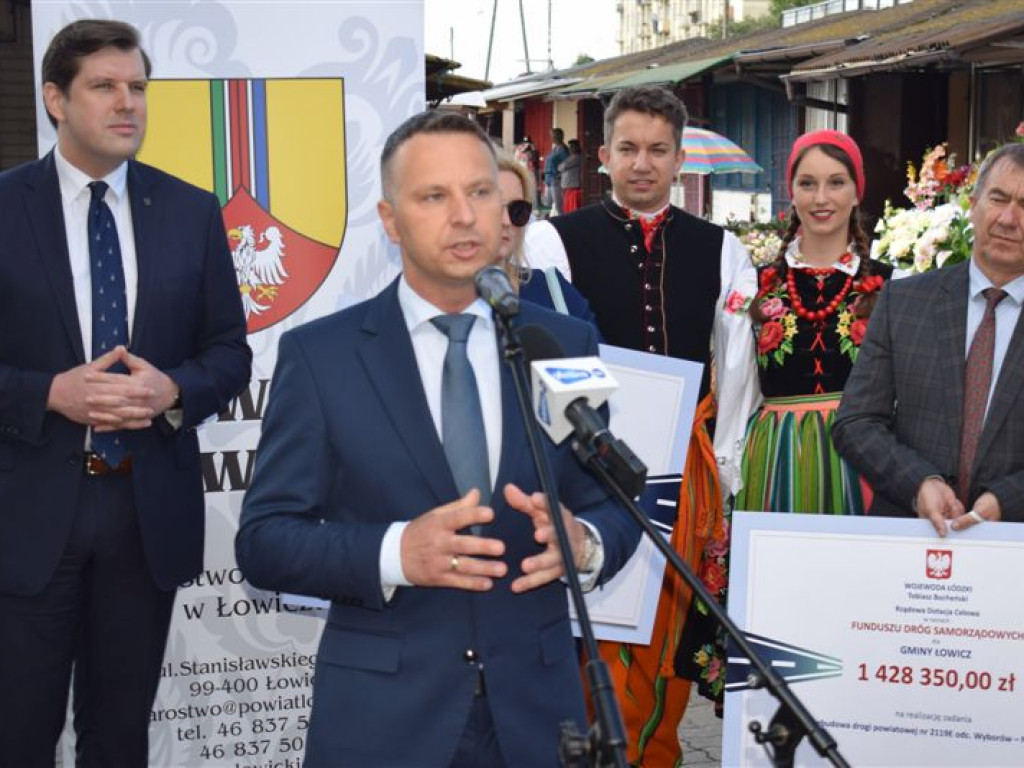 Wojewoda mówi o rekordowych pieniądzach dla powiatu łowickiego