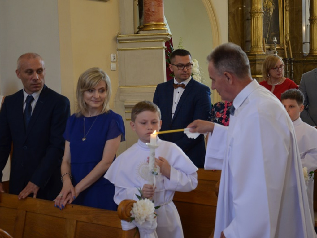 Komunia w kościele Świętego Ducha