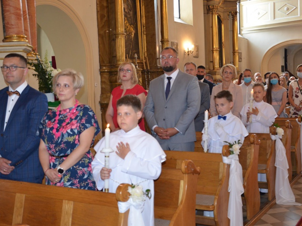 Komunia w kościele Świętego Ducha