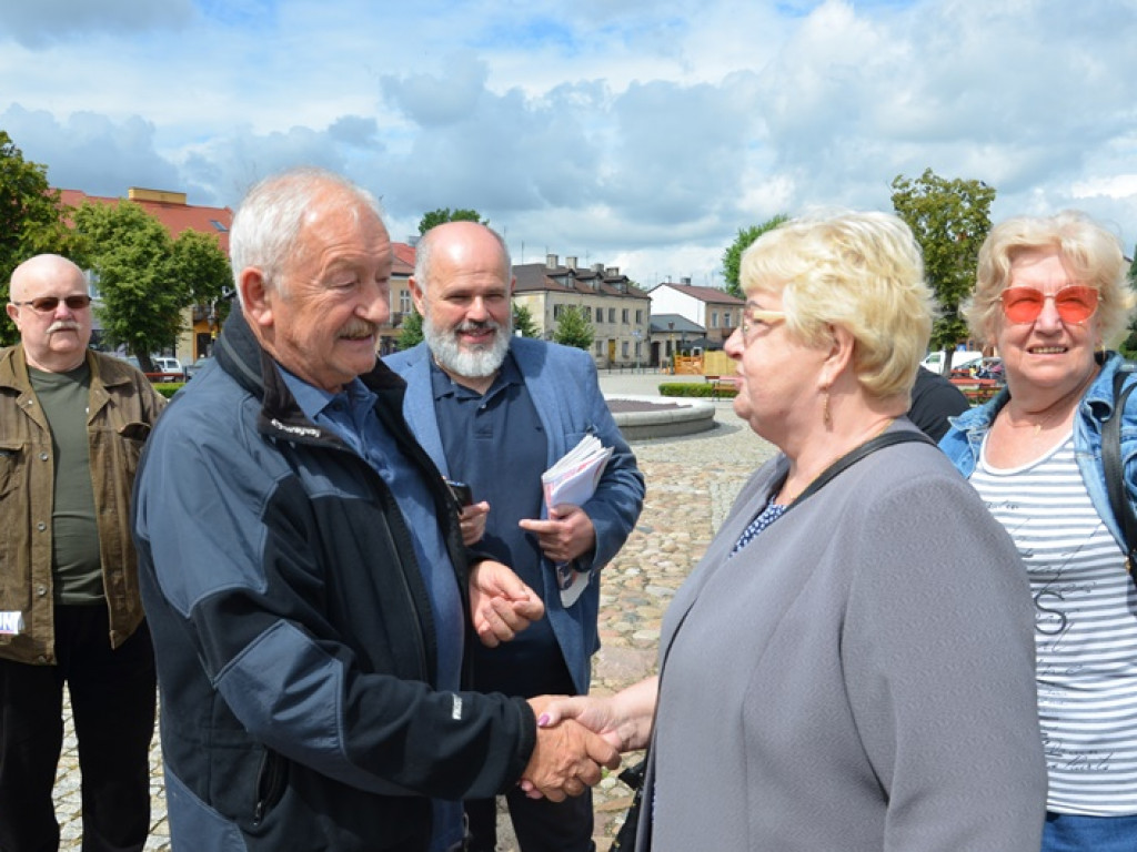 Henryka Krzywonos odwiedziła Łowicz
