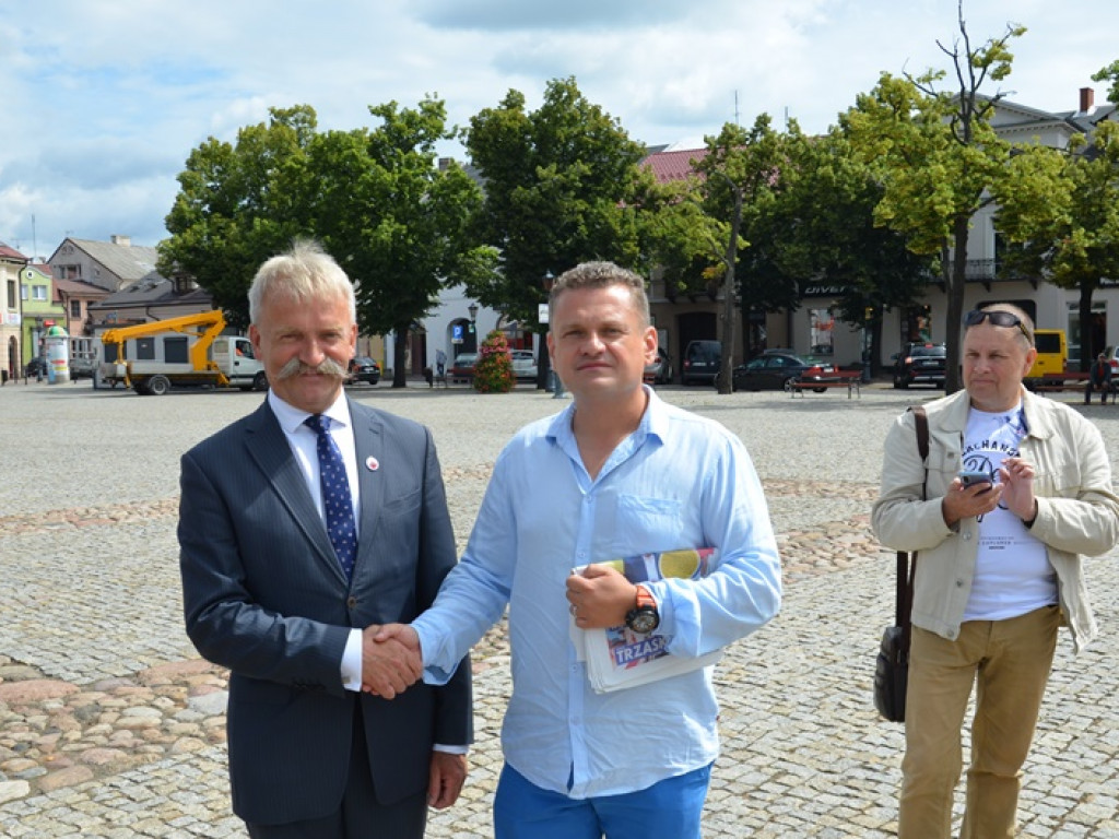 Henryka Krzywonos odwiedziła Łowicz