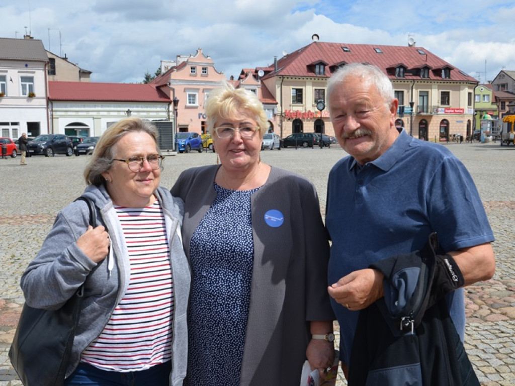 Henryka Krzywonos odwiedziła Łowicz
