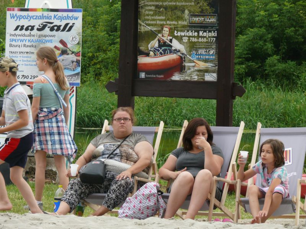 Plaża nad Bzurą otwarta