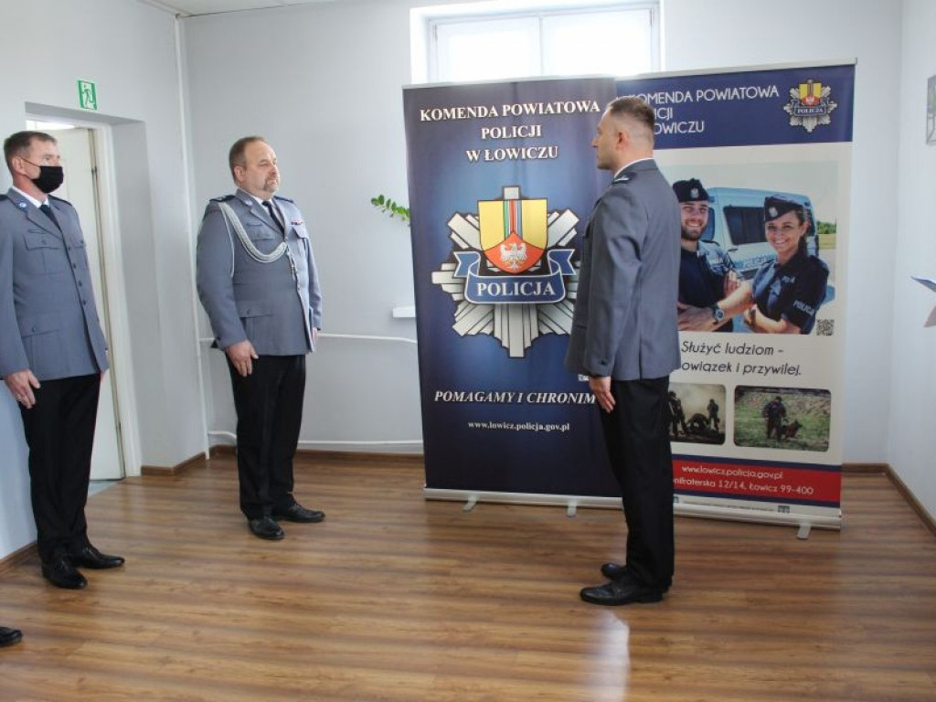 Łowicka policja świętowała w komendzie
