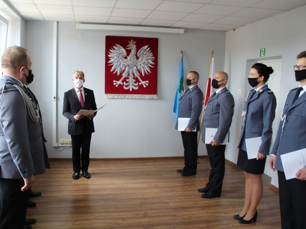 Łowicka policja świętowała w komendzie