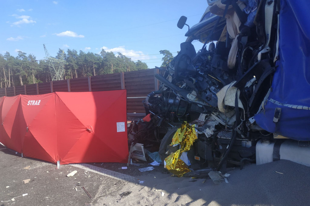 Śmiertelny wypadek na autostradzie A2