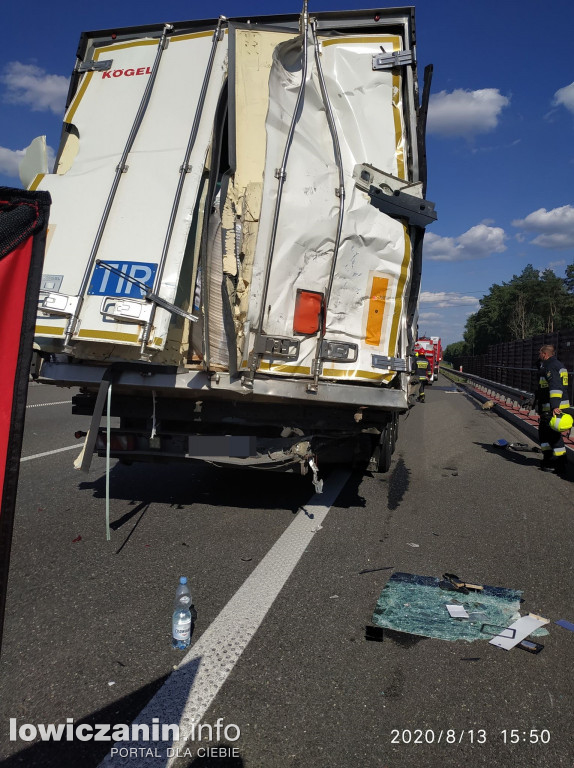 Śmiertelny wypadek na autostradzie A2