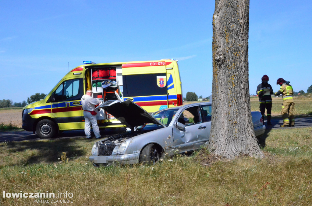 Wypadek na wysokości Mystkowic Małych