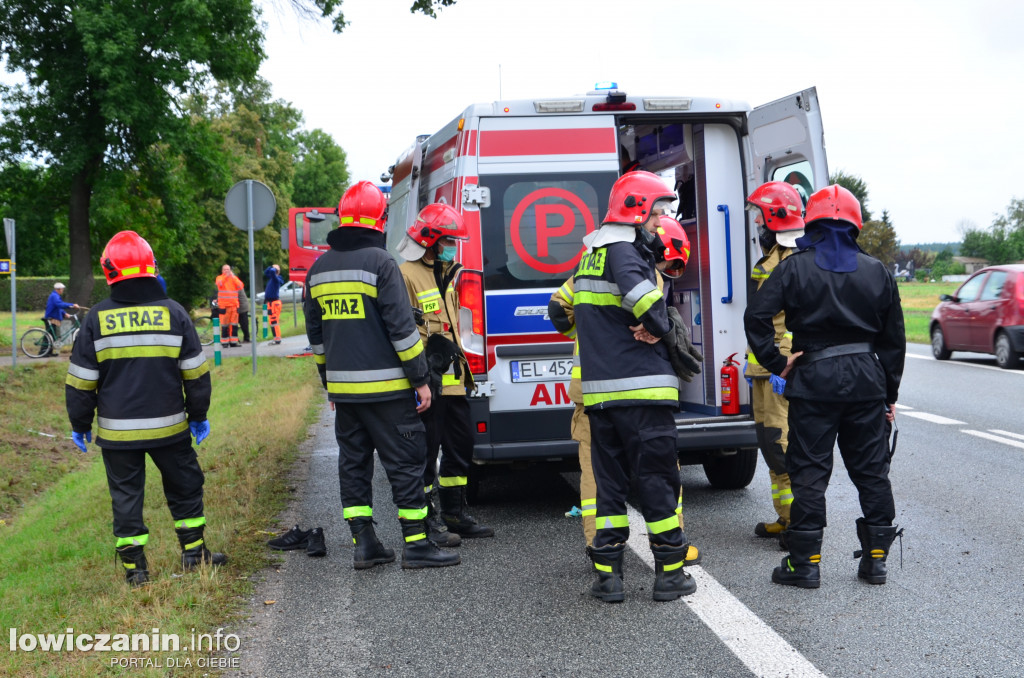 Śmiertelny wypadek na DK 14 w Jamnie