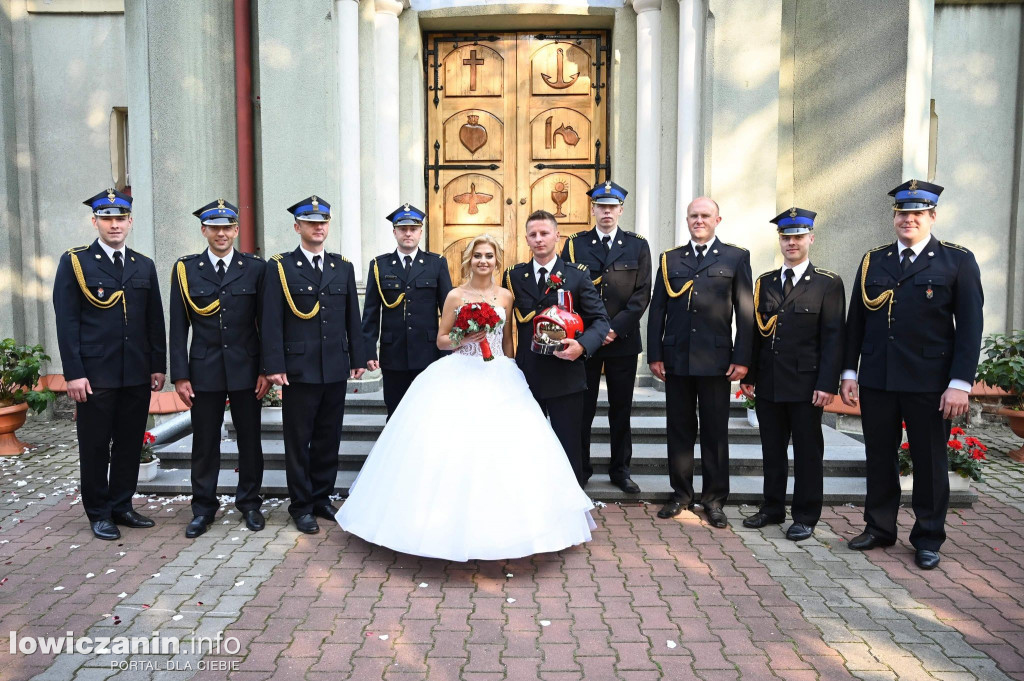 Strażackie śluby w Kiernozi i Kocierzewie