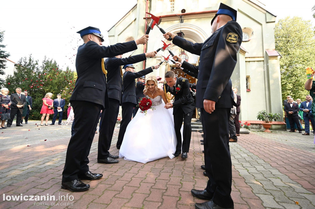 Strażackie śluby w Kiernozi i Kocierzewie