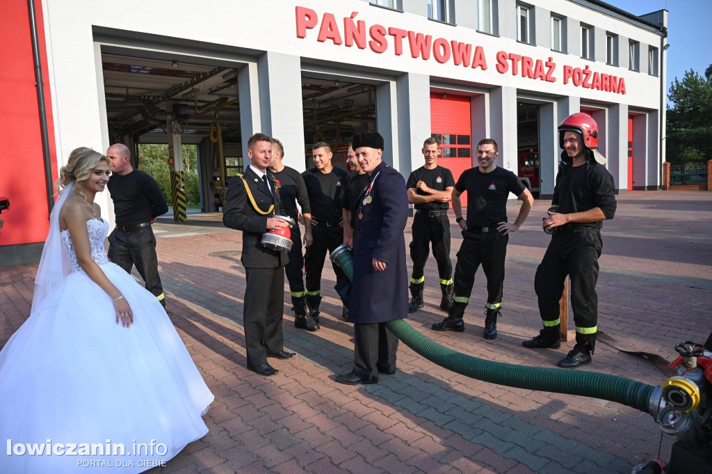 Strażackie śluby w Kiernozi i Kocierzewie