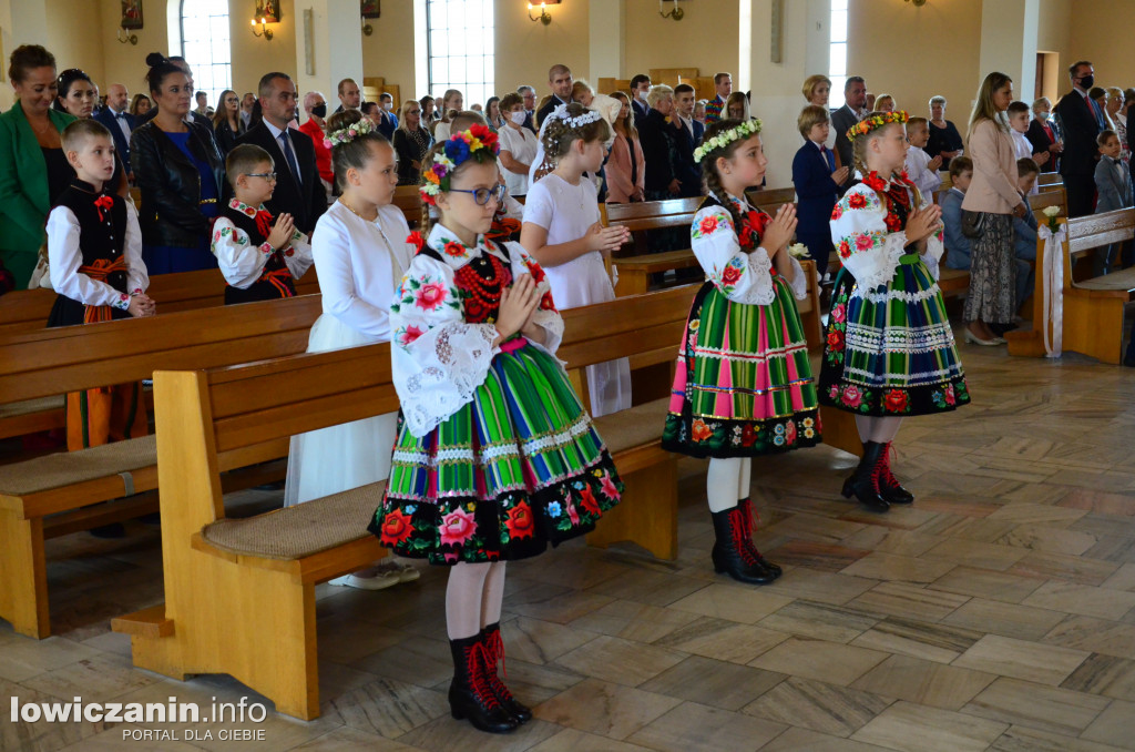 Pierwsza Komunia Św. w kościele na Bratkowicach