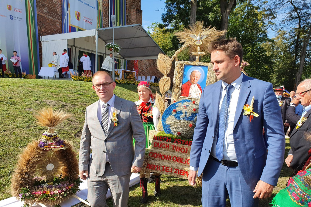 Nasi na dożynkach wojewódzkich w Uniejowie