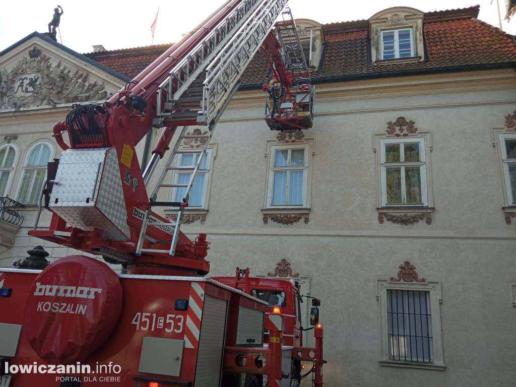 Strażacka interwencja w Nieborowie