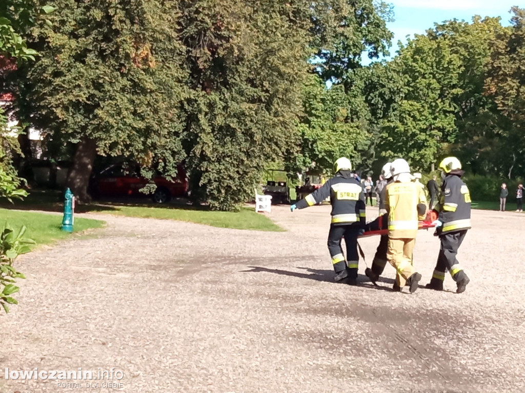Strażacka interwencja w Nieborowie