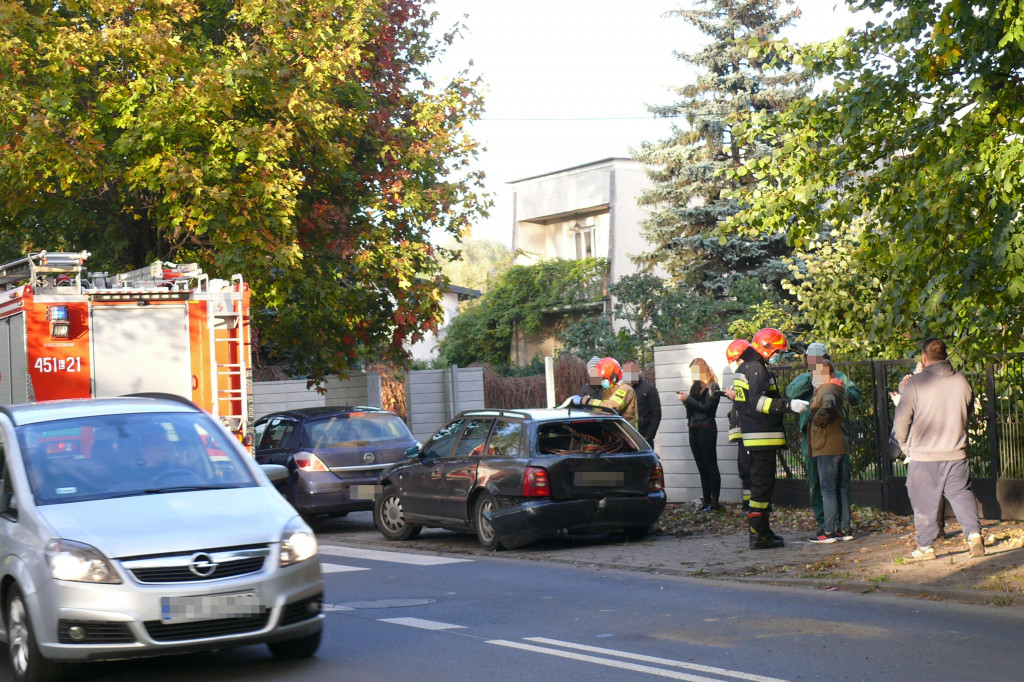 Kolizja na ulicy Armii Krajowej w Łowiczu