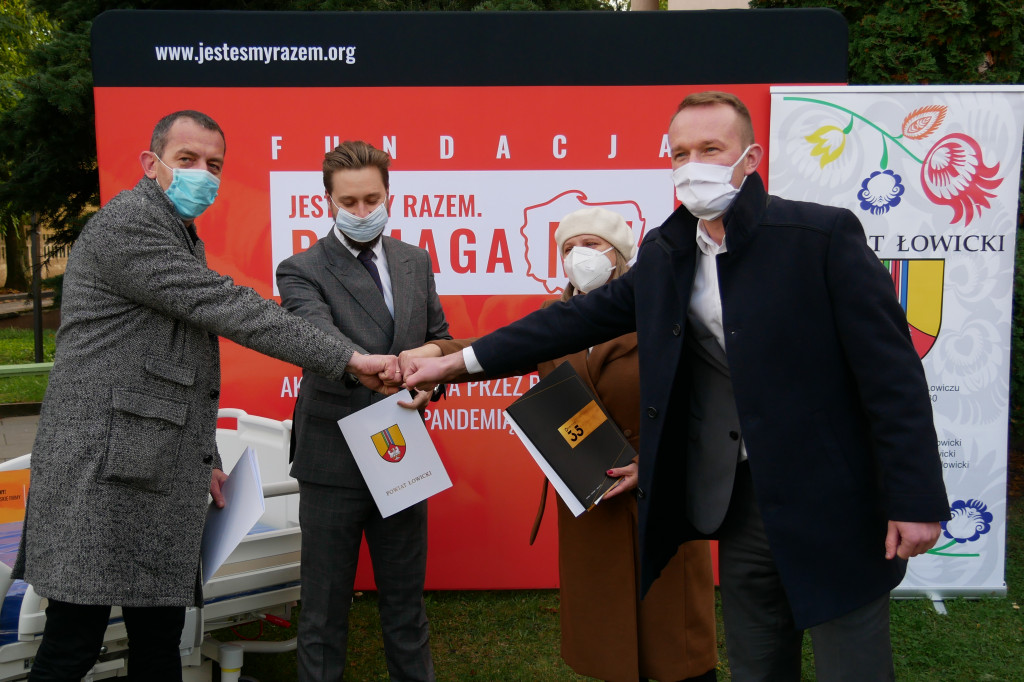 Szpital otrzymał łóżka i respirator
