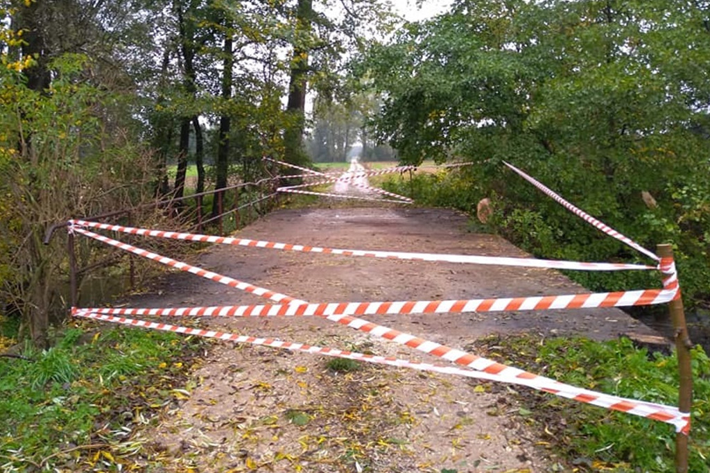 Powalone drzewo uszkodziło most w Placencji
