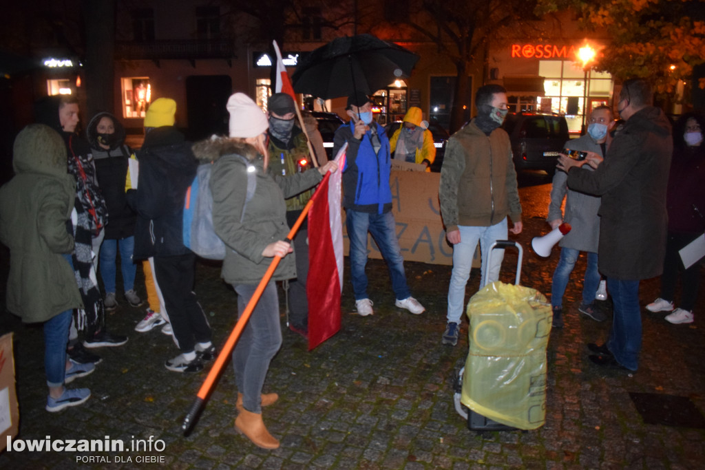 Piątkowy protest w Łowiczu