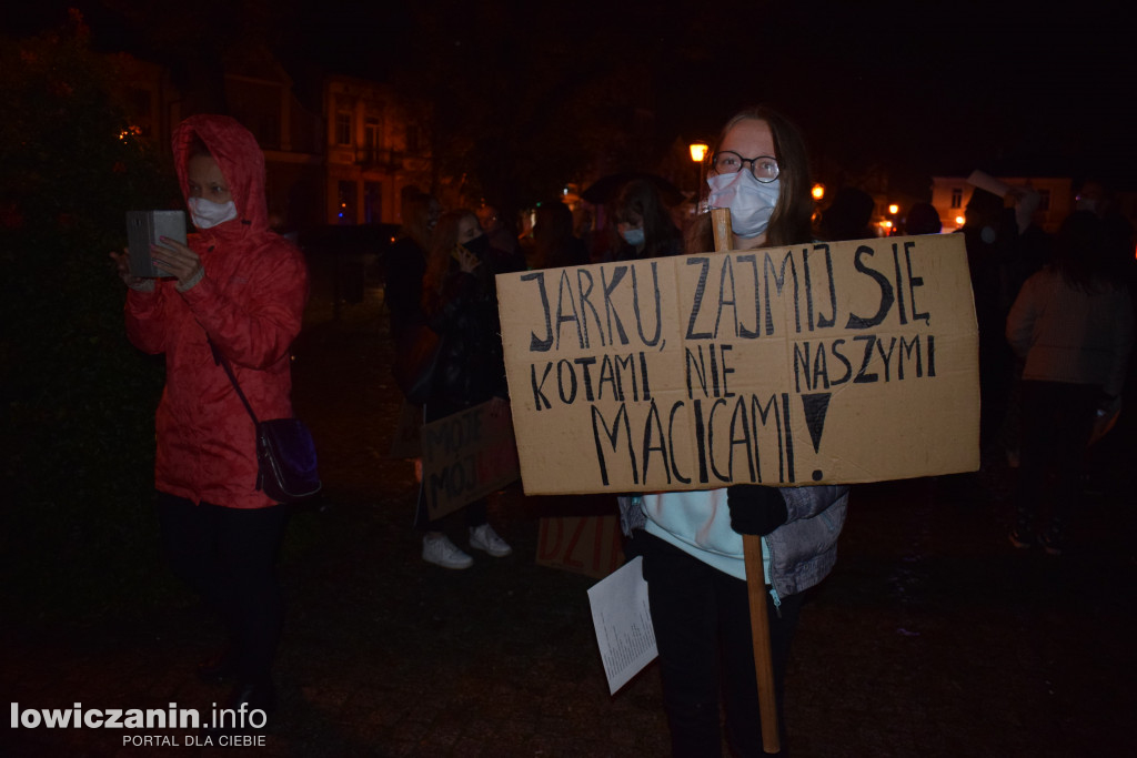 Piątkowy protest w Łowiczu