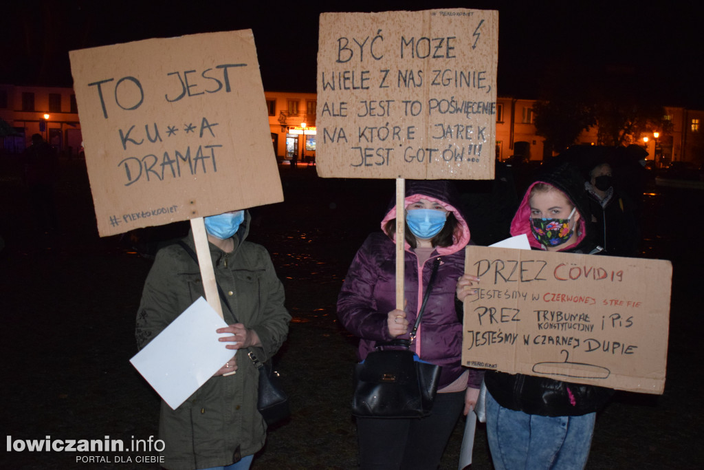 Piątkowy protest w Łowiczu