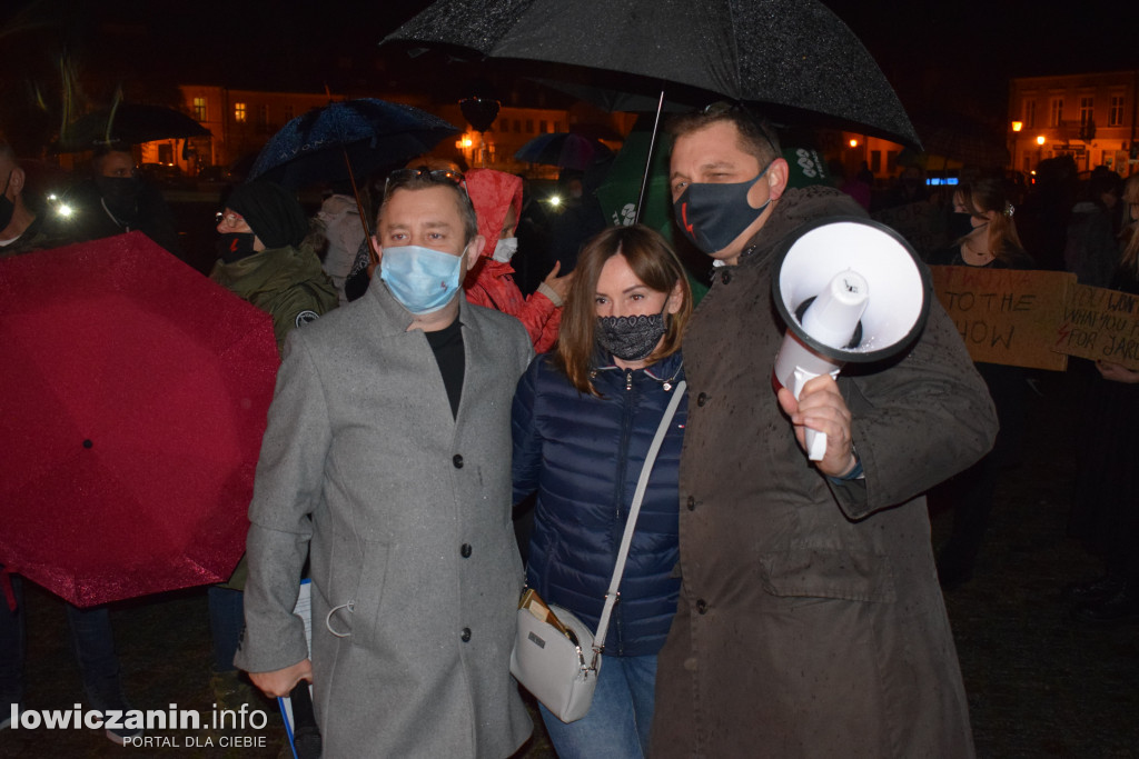 Piątkowy protest w Łowiczu