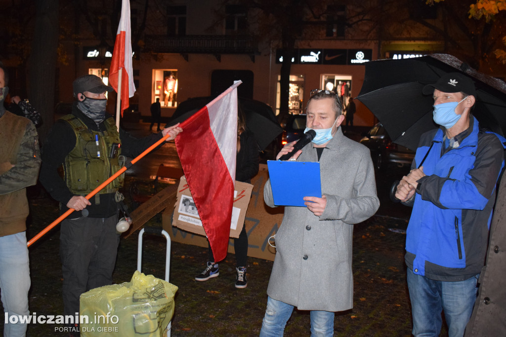 Piątkowy protest w Łowiczu