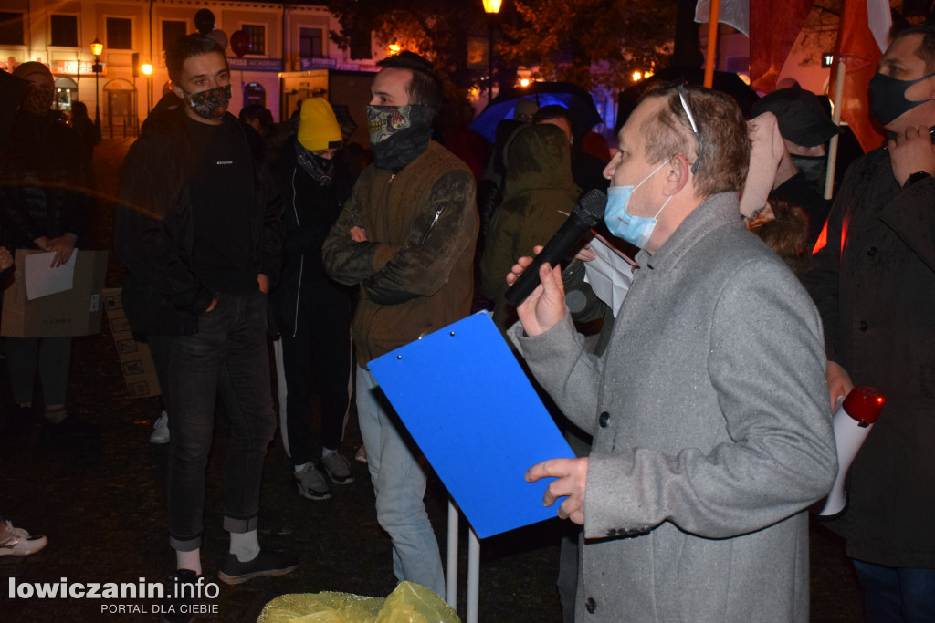 Piątkowy protest w Łowiczu