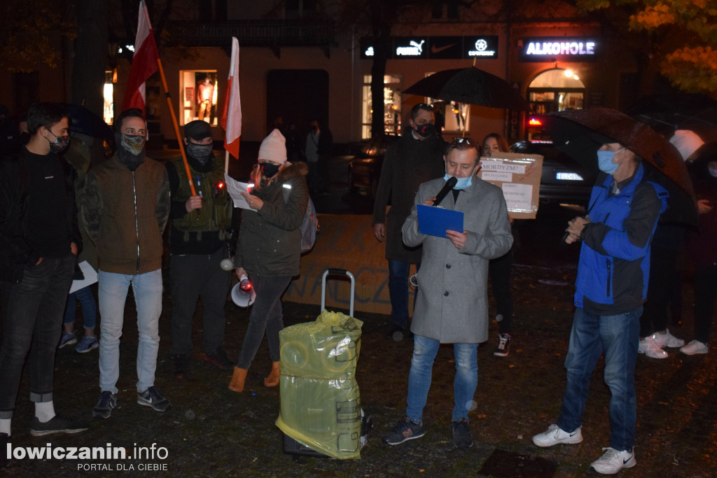 Piątkowy protest w Łowiczu