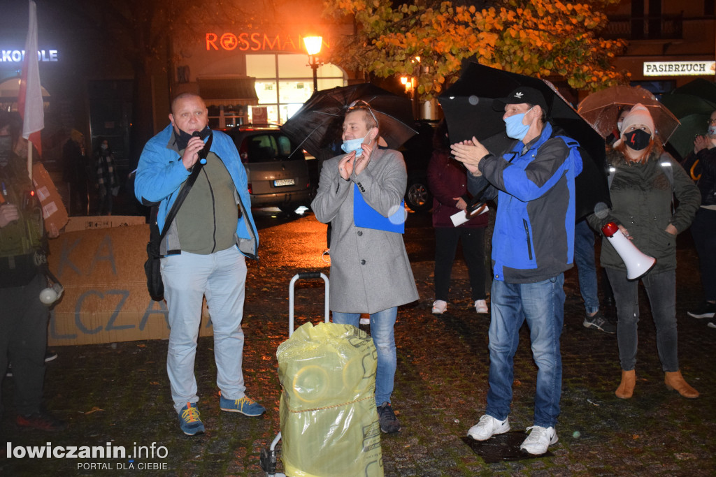 Piątkowy protest w Łowiczu