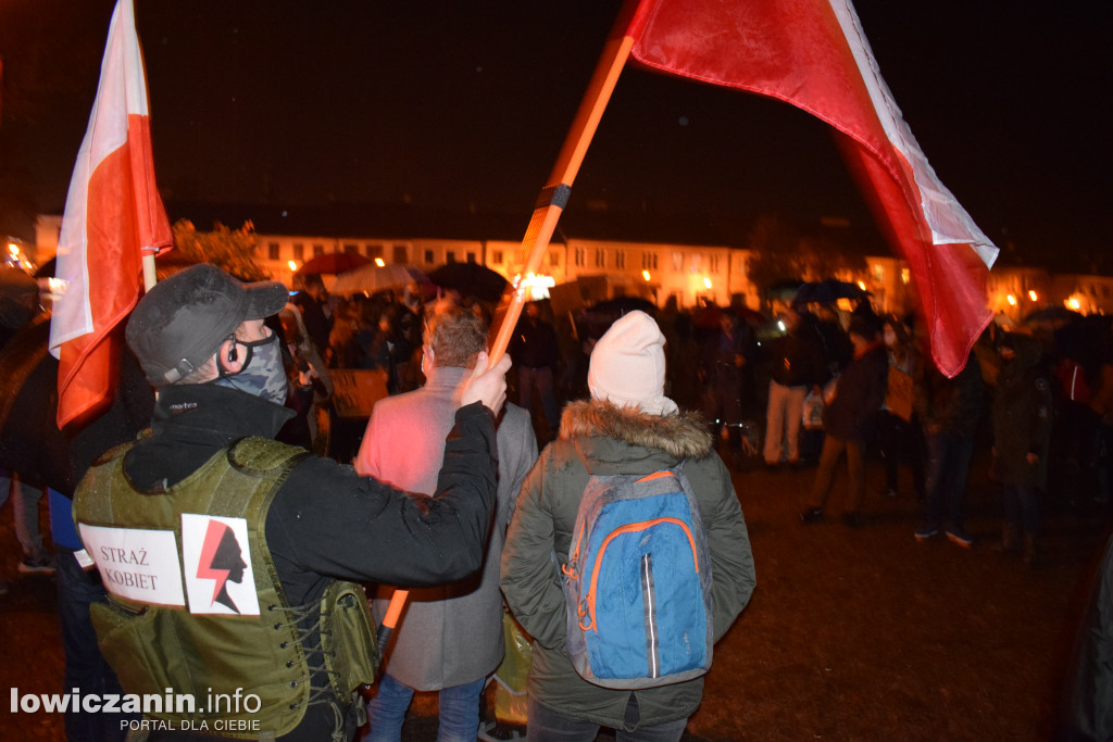 Piątkowy protest w Łowiczu
