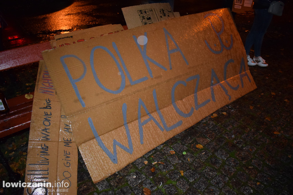Piątkowy protest w Łowiczu