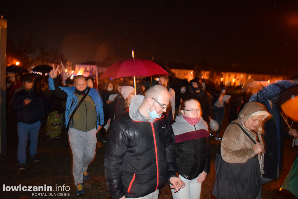 Piątkowy protest w Łowiczu